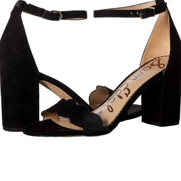 Sam Edelman Shoes - Black Ankle Strap Heels